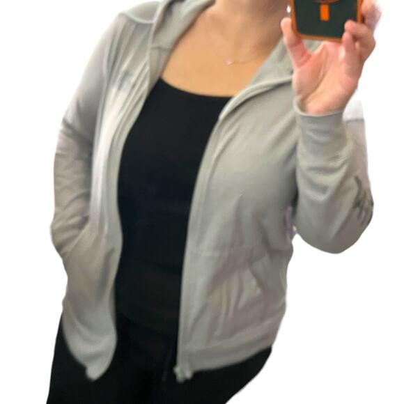 The North Face MEDIUM Chest Arm Logo Full Zip Hooded Sweatshirt Jacket - Picture 7 of 15